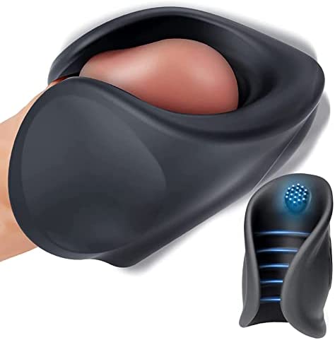 Male Vibrator, Handheld Male Masturbator Penis Vibrator for Men Masturbation with 10 Vibration for Glans Ejaculation, Male Adult Sex Toys & Games Prolong Endurance