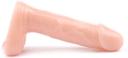 BeHorny Stubby Length Realistic Penis Dildo, Flesh