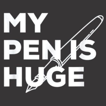 My pen is huge penis: Daily Planner Notepad To Do Schedule, Medium 6x9 Inches, 110 Pages, Printed Cover