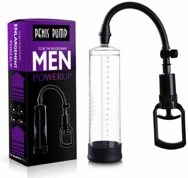 Trigger Male Pump - Soft Plastic - Phthalate Free Splash Proof Clear Penis Enlarger, Vacuum Pump, Cock Pump, Erection Pump, Penis Pump Sex Toy