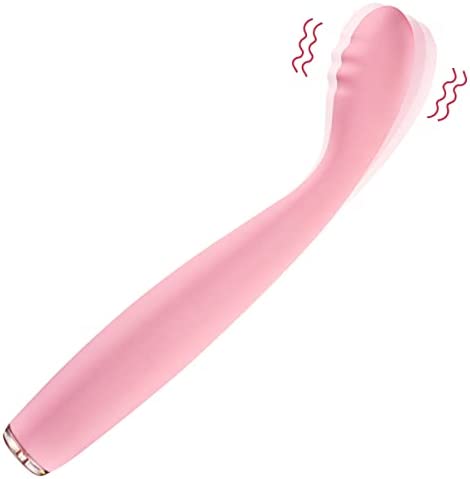 High-Frequency G Spot Clitoral Vibrator for Women - Super Powerful Mini Clitoris Stimulator with 5 Vibration Modes, Rechargeable Vibrating Massager Wand for Women for Sex (B-Pink)