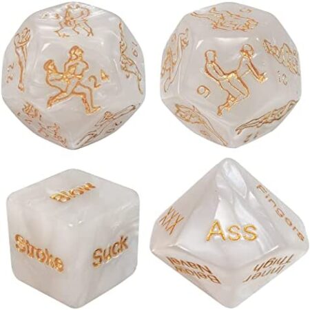 Sex Dice, Naughty Dirty Dice for Sex Gaming for Adults Couples Dice Adults Bedroom Toy,Sex Dice for Couples Sex Play,Sex Games for Couples Positions Fun Kinky Sets 4 Pack,Sex and Sensual Store Adult
