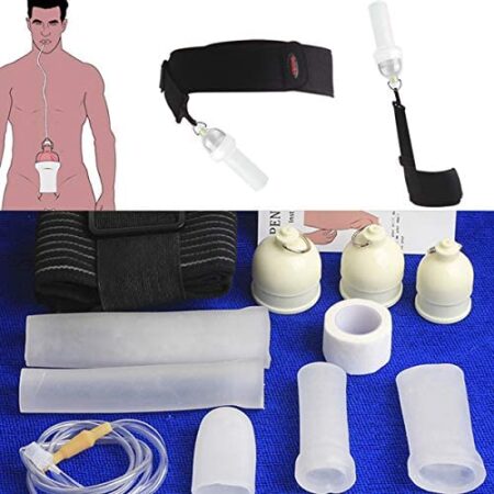 JSSMATE Massive Growth Penis Extender Enlarger Penis Stretcher Growth Male Enlargement, Forte Penis Pump (1 Set)