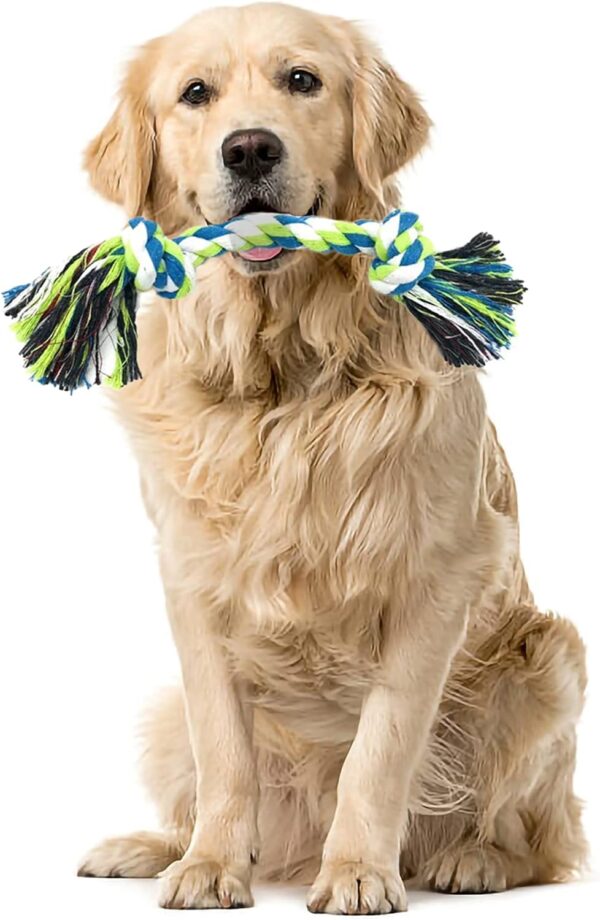 Affectionate Pets Dog Rope Toys Small to Medium Dog Toys for Aggressive Chewers Tug of War Rope for Interactive Playtime and Training, Premium Cotton rope toys for dogs