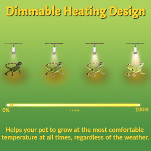 dimmable heat bulb