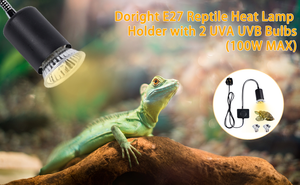 E27 reptile heat lamp holder