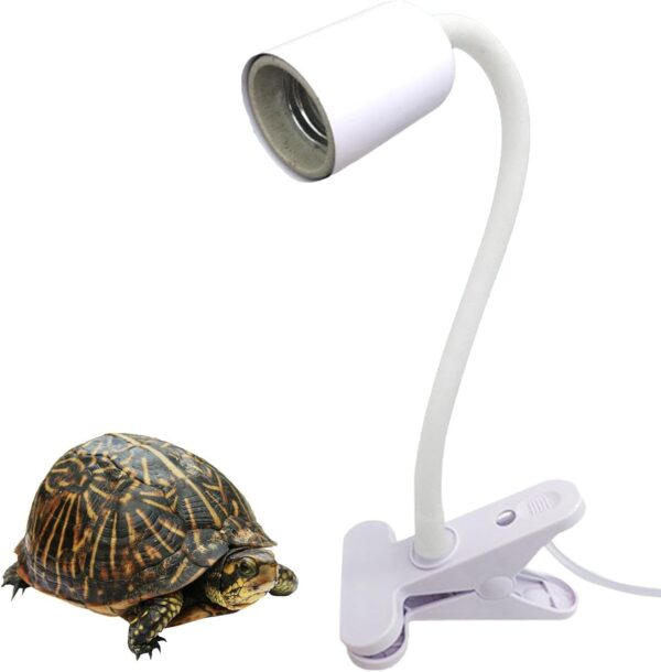 EviKoo Turtle Basking Light | Turtle Light - UVA Reptile Heating Lamp, Turtle Reptile Heating Bulb with Clip and Dimmable for Reptiles Turtle Snake