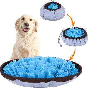 PET ARENA Adjustable Snuffle mat for Dogs, Dog Puzzle Toys, Enrichment Pet Foraging mat for Smell Training and Slow Eating, Stress Relief Interactive Dog Toy for Feeding, Dog Mental Stimulation Toys