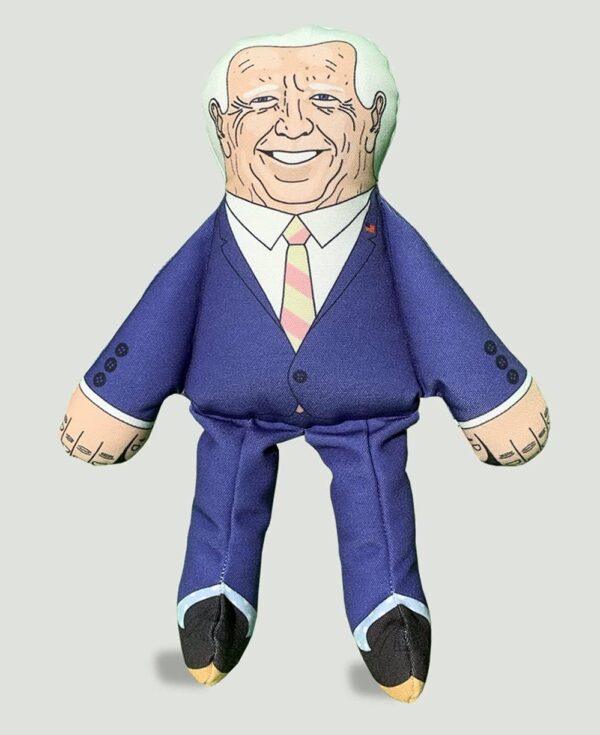 Pet Hates Toys Political Leaders Soft & Squeaky Dog Toys For Small & Large Dogs (Small, Joe Biden)