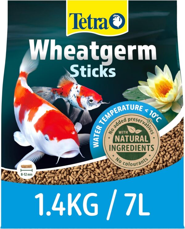 Tetra Wheatgerm Pond Fish Food Sticks 1.4kg - for cold weather feeding