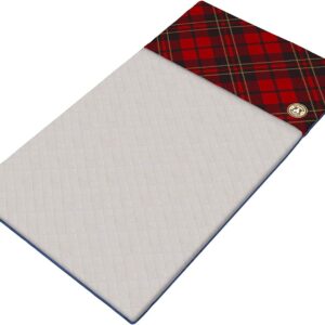 GuineaDad Liner - C&C 2x4 Size, Plaid Red | Guinea Pig Fleece Cage Liners | Guinea Pig Bedding | Burrowing Pocket Sleeve | Extra Absorbent Bamboo | Waterproof Bottom