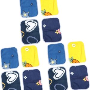 BELLIFFY 12 Pcs Guinea Pig Pad Cage Liners for Small Animals Guinea Pig Bedding Washable Guinea Pig Pee Mat Guinea Pig Liners Dog Pee Pad Hamster Pee Pads Pet Cage Liner Cotton