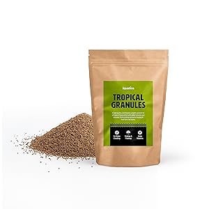 iquatics tropical granules fish food aquarium