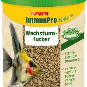 sera ImmunPro Nature 100 ml (45 g) - Probiotic Growth Food for Ornamental Fish from 4 cm