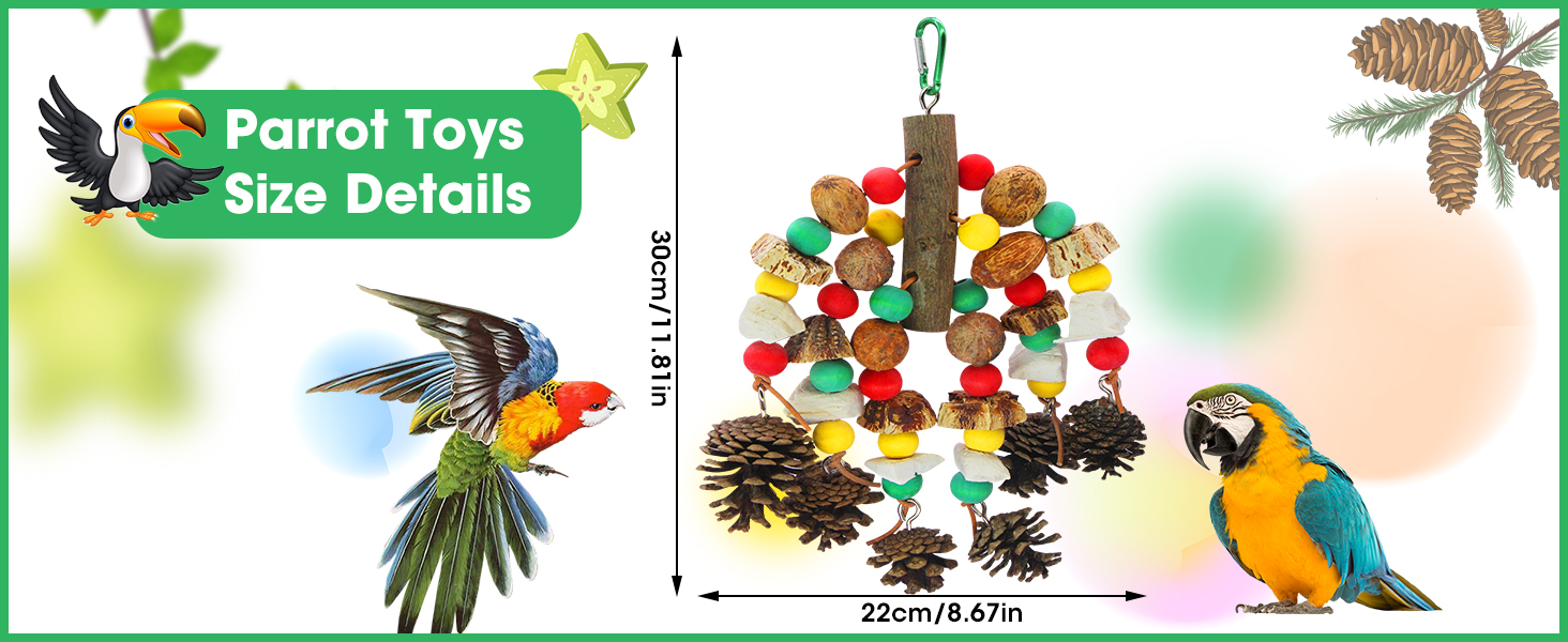 tearing toys bird cage accessories suitable for large small parrot african grey parrot amazon