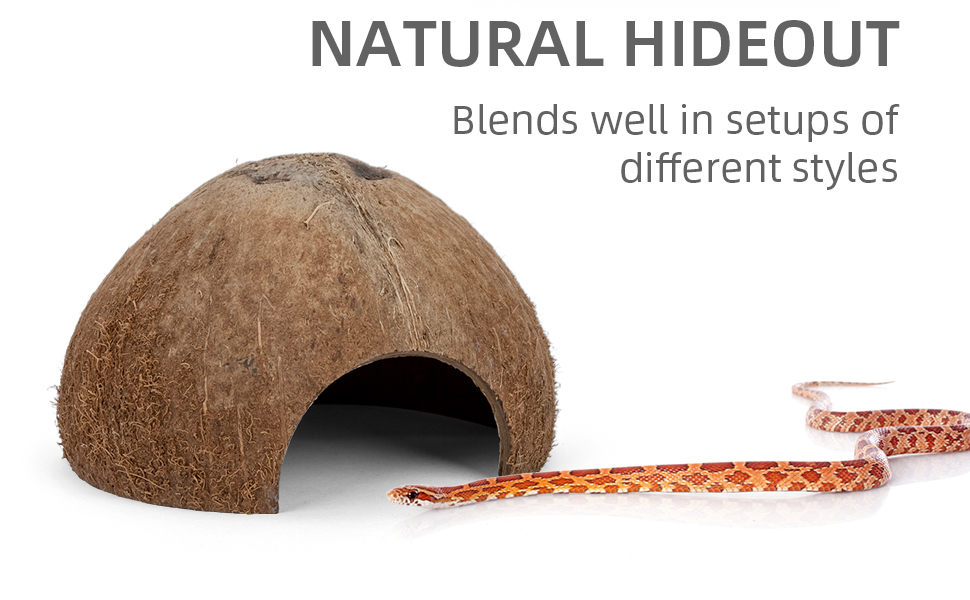 Natural Hideout - Can be used in wet or dry surroundings