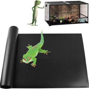 XIEHUZA Bearded Dragon Tank Accessories, Non-Adhesive Reptile Carpet Bedding Substrate for Terrarium, Reptile Mat Terrarium Liner Tank Flooring for Leopard Gecko, Snake, Lizard and Tortoise, 18x40 IN