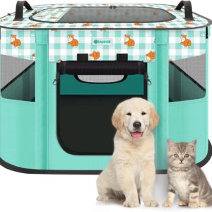 TASDISE Fortable Dog Playpen Pet Playpen Cat Playpen Portable Dog playpen Puppy Dog puppy Pen Cat crate dog cage Pet Exercise Kennel Tent for Indoor Outdoor Travel Camping