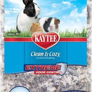 Kaytee Clean & Cozy Extreme Odour Control Super Absorbent Paper Bedding for Small Animal Cages, Hamster, Gerbil, Mice, Guinea, 24.6 Litres