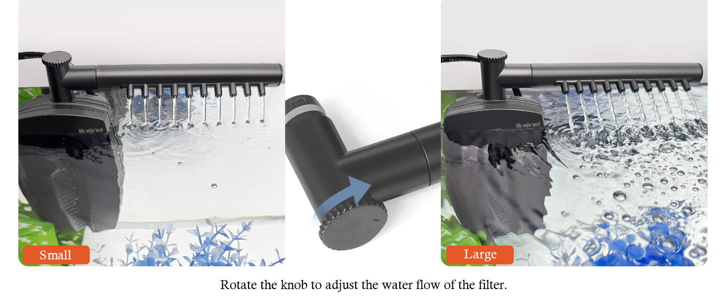 adjustable water flow