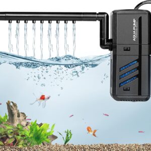 IREENUO Fish Tank Filter, 6W Internal Aquarium Filter Pump with Spray Bar for Turtle Tank, Tropical 30-150L Aquariums