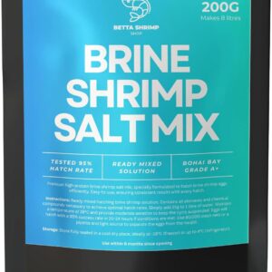 200g BSS™ Baby Brine Shrimp Eggs Hatching Salt Mix OPTIMISED FORMULA 95% Artemia (200g)