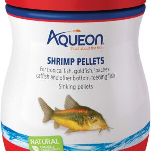 Aqueon 06188 Shrimp Pellets Fish Food, 3-1/4-Ounce