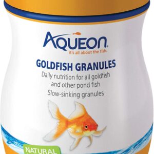 Aqueon Goldfish Fish Food Slow Sinking Granules, 5.8 Ounce, 100106053