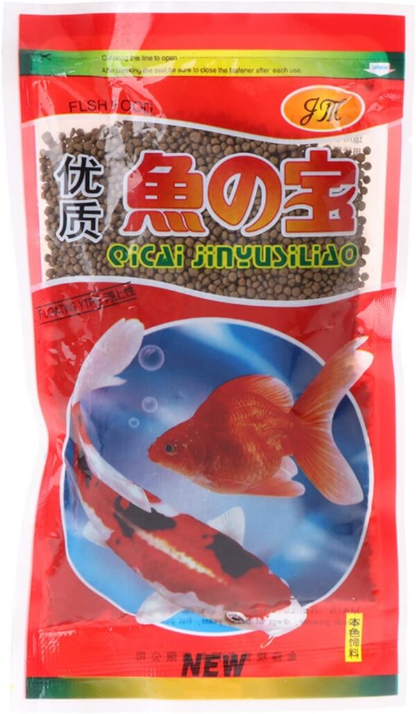 Chenxi Studio Gold-fish Pellets 1.7 Oz Balanced Diet Improving Growth Nutrition Color-Enhancing Cichlid Fish Feed Food