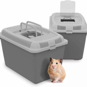 Pet Carrier Cage for Small Pets,Outing Cage, Cage For Travel Guinea Pig, Hamster,Rabbit, Kitten, Rodent