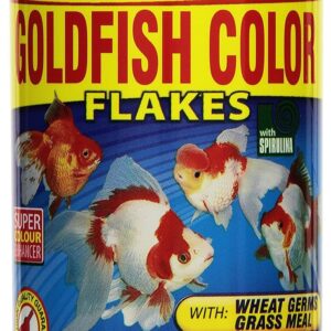 TROPICAL FISH FOOD,GOLDFISH COLOR FLAKES COLOUR-ENHANCING FOOD FOR GOLDFISH, tin 250ml / 50g