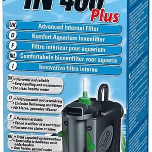 Tetra IN 400 plus Aquarium Internal Filter - Filter for Clear and Healthy Water, Mechanical, Biological and Chemical Filtering, Suitable for Aquariums with 30 to 60 Litres