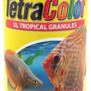 TetraColor XL Tropical Granules with Natural Color Enhancer, 10.58 Oz