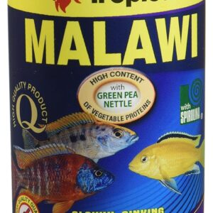 Tropical Malawi Mbuna Chips Special for Malawi slowly sinking - Multi-ingredient food for daily feeding 250ml/130g